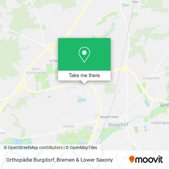 Orthopädie Burgdorf map
