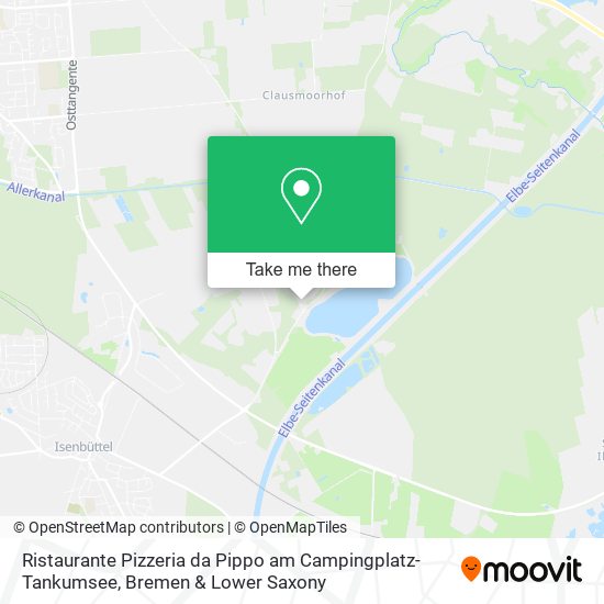 Ristaurante Pizzeria da Pippo am Campingplatz-Tankumsee map
