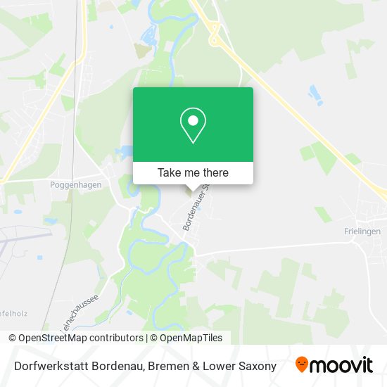 Dorfwerkstatt Bordenau map
