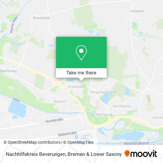 Nachhilfekreis Beverungen map