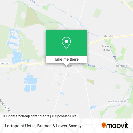 Lottopoint Uetze map