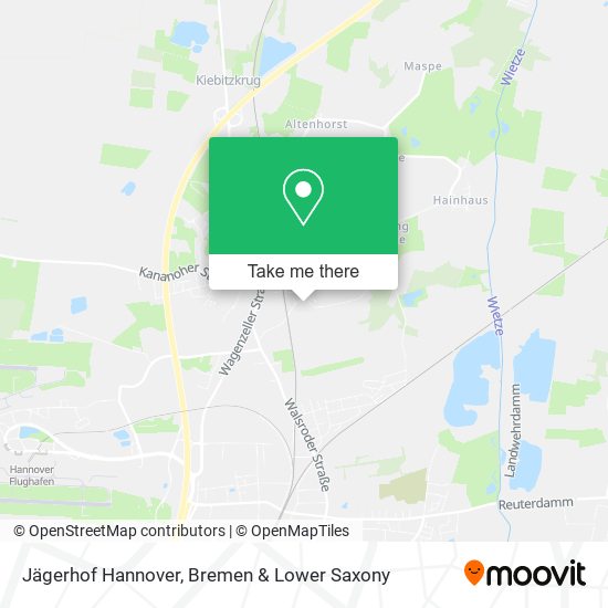 Jägerhof Hannover map
