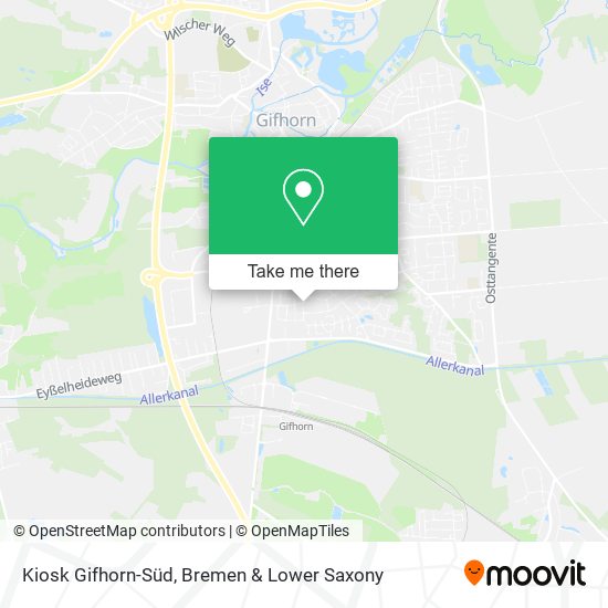 Kiosk Gifhorn-Süd map