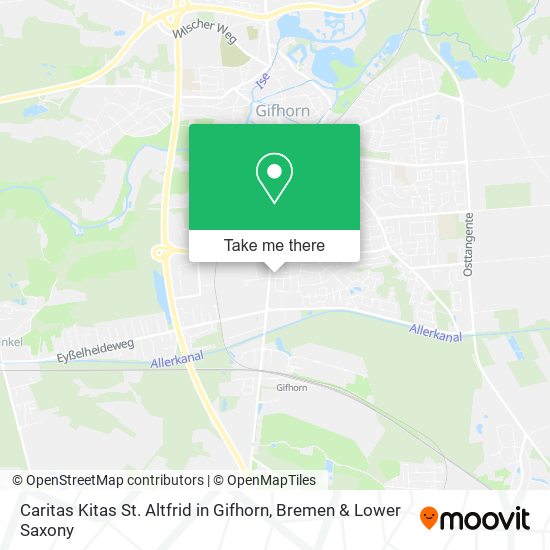 Caritas Kitas St. Altfrid in Gifhorn map