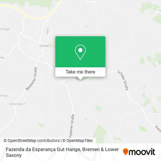 Fazenda da Esperança Gut Hange map