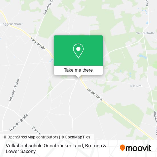 Volkshochschule Osnabrücker Land map
