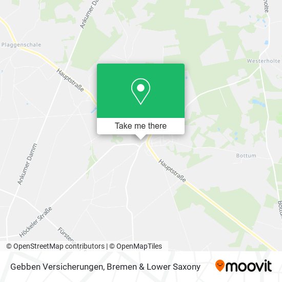 Gebben Versicherungen map