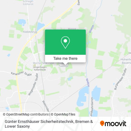 Günter Ernsthäuser Sicherheitstechnik map