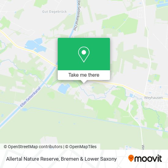 Allertal Nature Reserve map