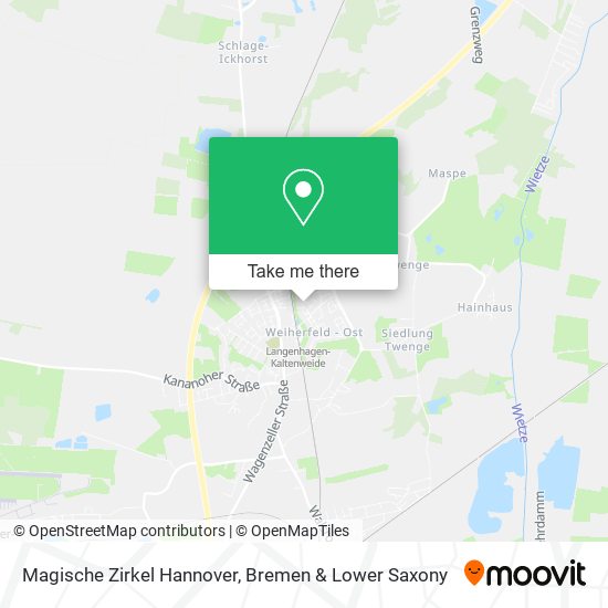 Magische Zirkel Hannover map