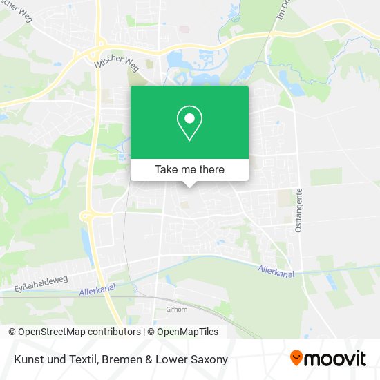 Kunst und Textil map