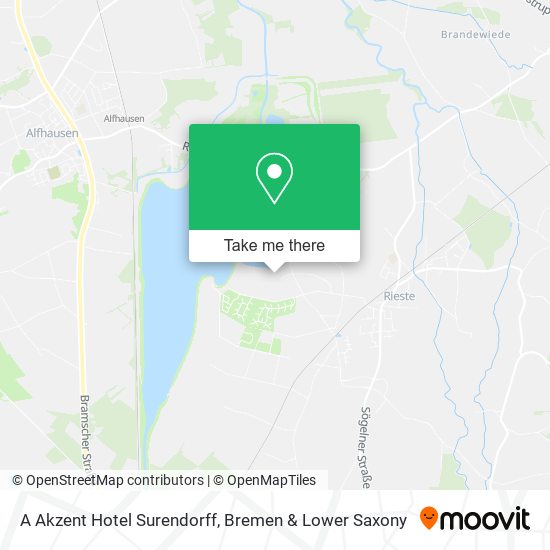 A Akzent Hotel Surendorff map