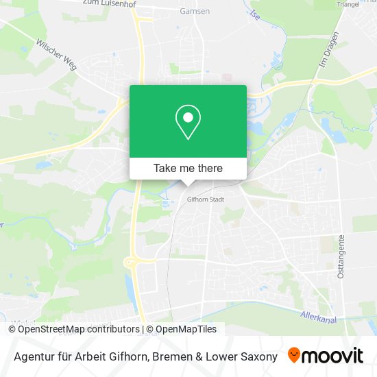Agentur für Arbeit Gifhorn map