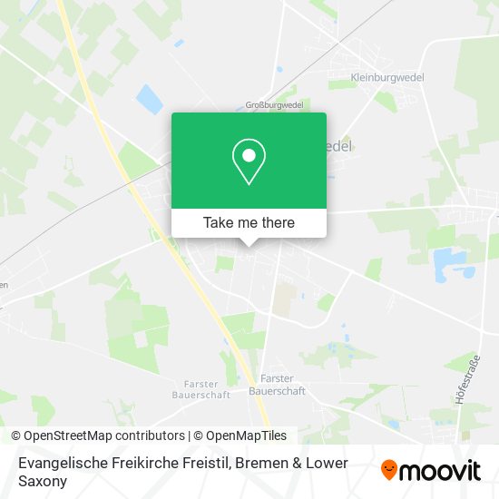 Evangelische Freikirche Freistil map