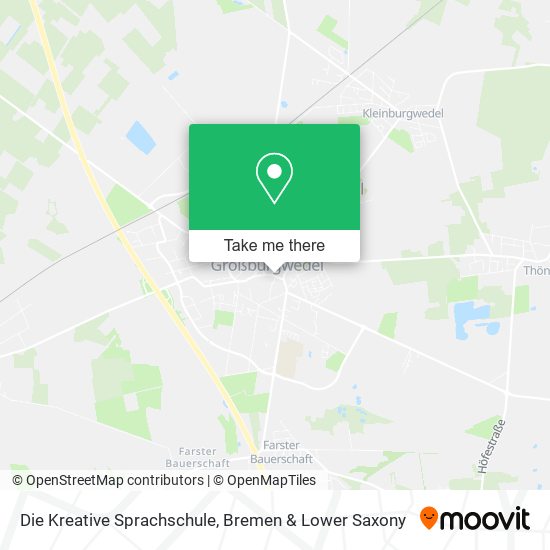 Die Kreative Sprachschule map