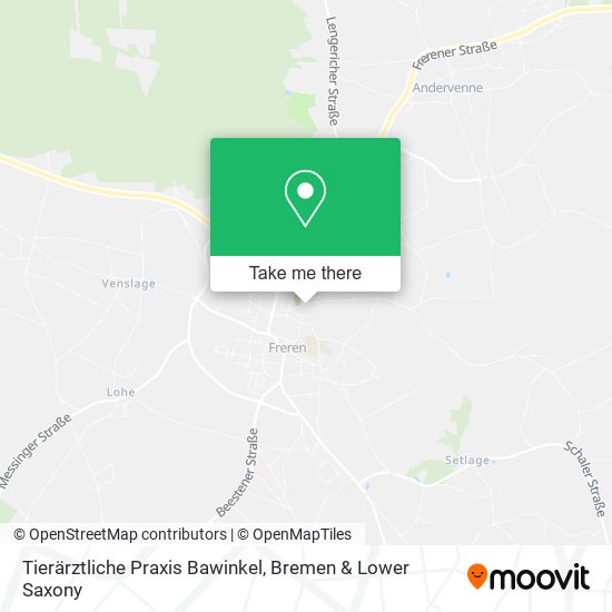 Tierärztliche Praxis Bawinkel map