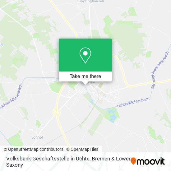 Volksbank Geschäftsstelle in Uchte map