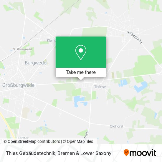 Thies Gebäudetechnik map