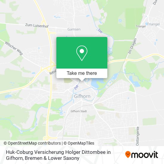 Huk-Coburg Versicherung Holger Dittombee in Gifhorn map