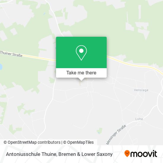 Antoniusschule Thuine map