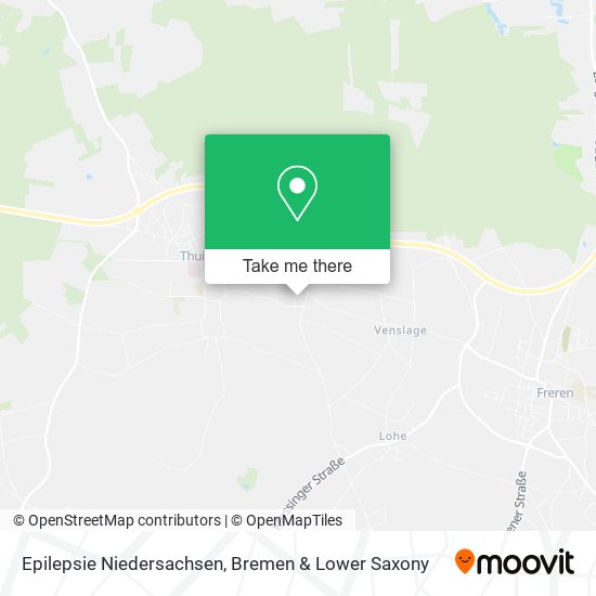 Epilepsie Niedersachsen map