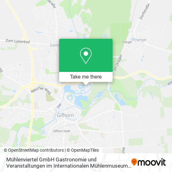 Mühlenviertel GmbH Gastronomie und Veranstaltungen im Internationalen Mühlenmuseum map