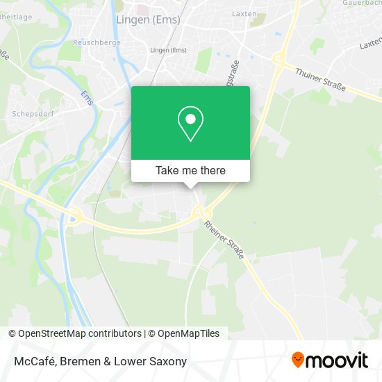 McCafé map