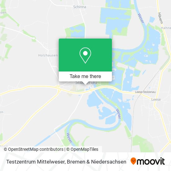 Testzentrum Mittelweser map