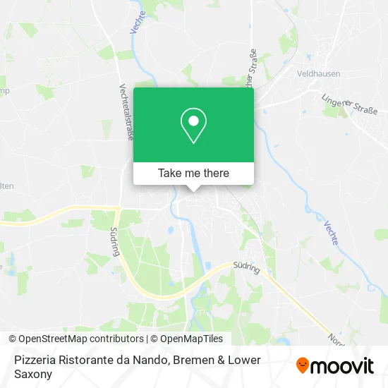 Pizzeria Ristorante da Nando map