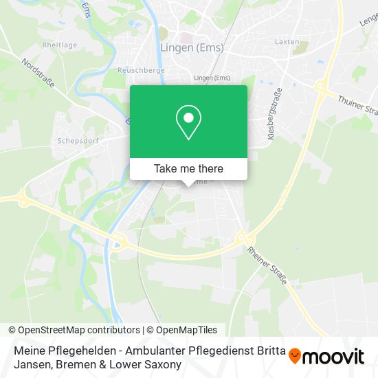 Meine Pflegehelden - Ambulanter Pflegedienst Britta Jansen map