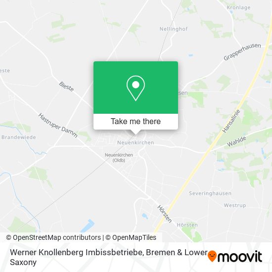 Werner Knollenberg Imbissbetriebe map