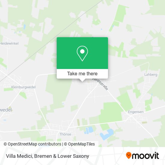 Villa Medici map