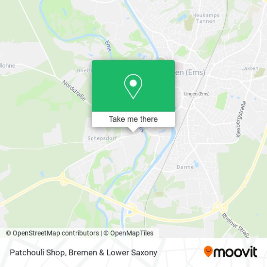 Patchouli Shop map