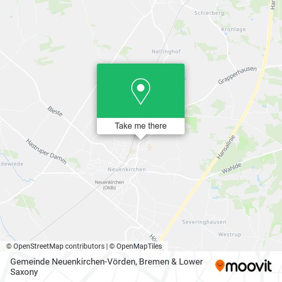 Gemeinde Neuenkirchen-Vörden map
