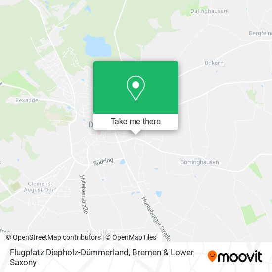 Flugplatz Diepholz-Dümmerland map