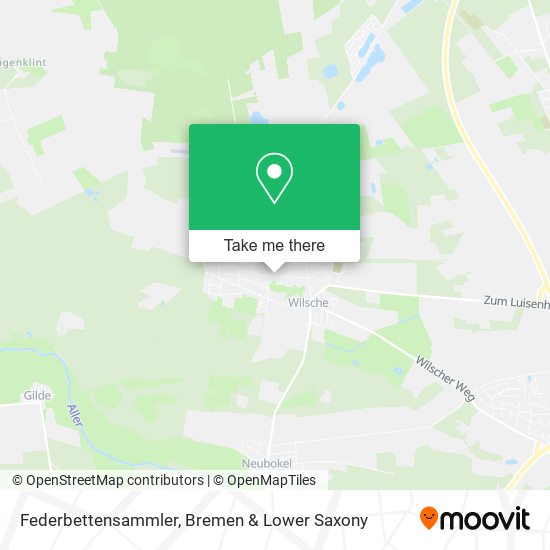 Federbettensammler map