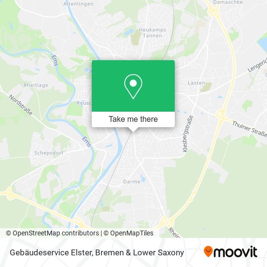 Gebäudeservice Elster map