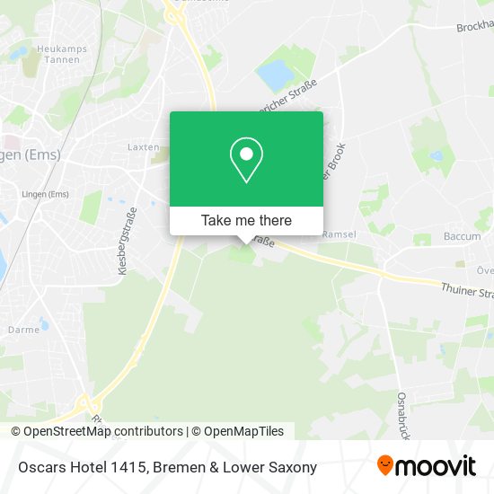 Oscars Hotel 1415 map