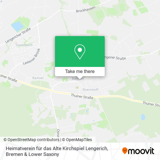 Heimatverein für das Alte Kirchspiel Lengerich map