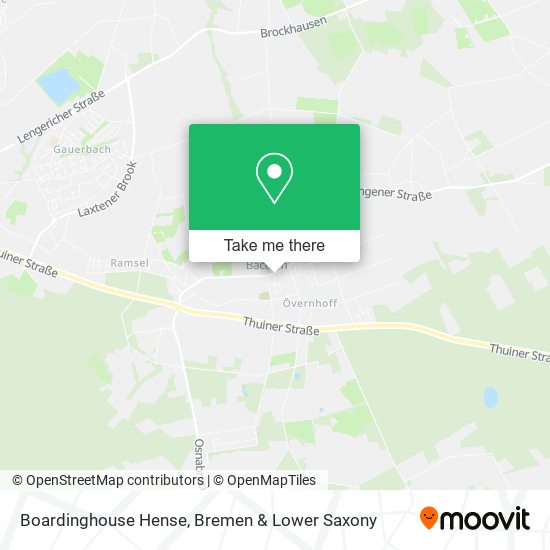 Boardinghouse Hense map