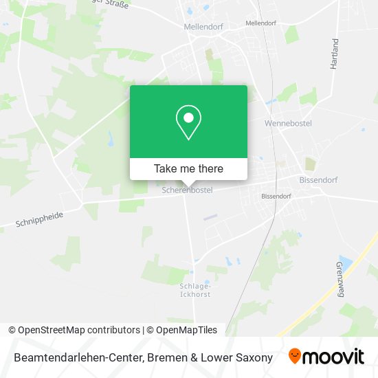 Beamtendarlehen-Center map
