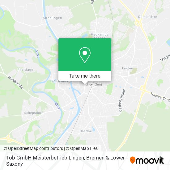 Tob GmbH Meisterbetrieb Lingen map