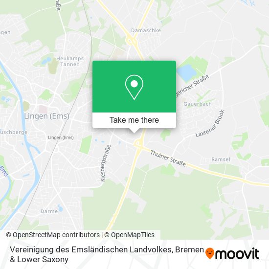 Vereinigung des Emsländischen Landvolkes map