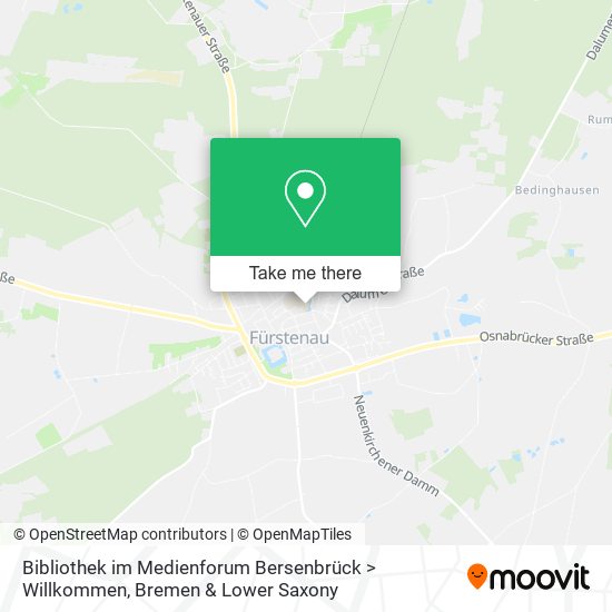 Bibliothek im Medienforum Bersenbrück > Willkommen map