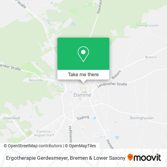 Ergotherapie Gerdesmeyer map