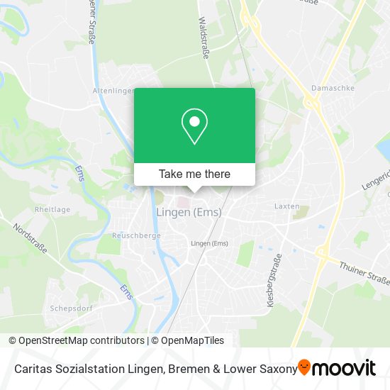 Caritas Sozialstation Lingen map