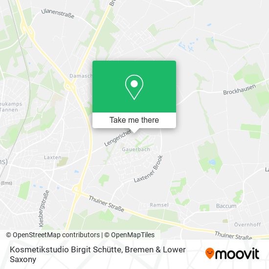 Kosmetikstudio Birgit Schütte map