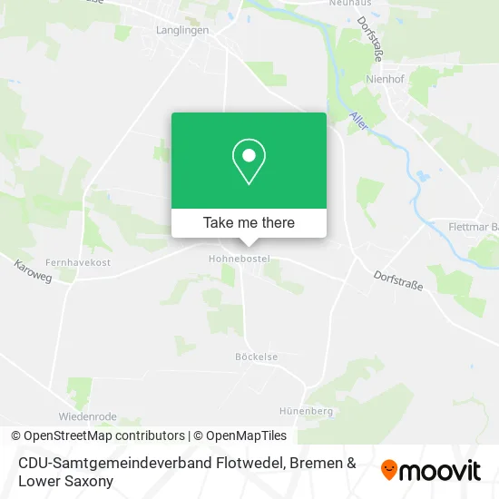 Карта CDU-Samtgemeindeverband Flotwedel