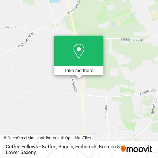 Coffee Fellows - Kaffee, Bagels, Frühstück map