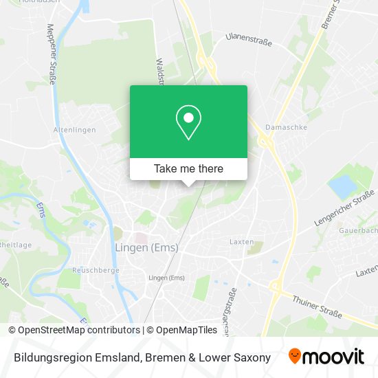 Bildungsregion Emsland map